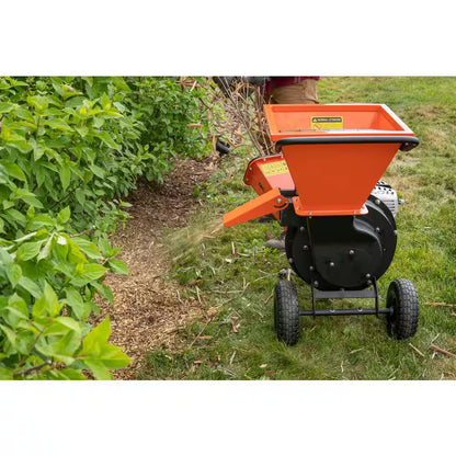 3 In. 6.5 HP (196 Cc) Gas Powered Self-Feeding Disk Chipper Shredder