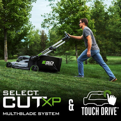 EGO POWER+ Electric Lawn Mower, Self-Propelled Cordless with 22" Super Composite Deck, Includes (2) 56V 6.0Ah Batteries and 560W Charger - LM2244SP-2
