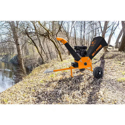 V2 Series 6 In. 15 HP 420 Cc Gas Powered Wood Chipper Shredder with Electric Start