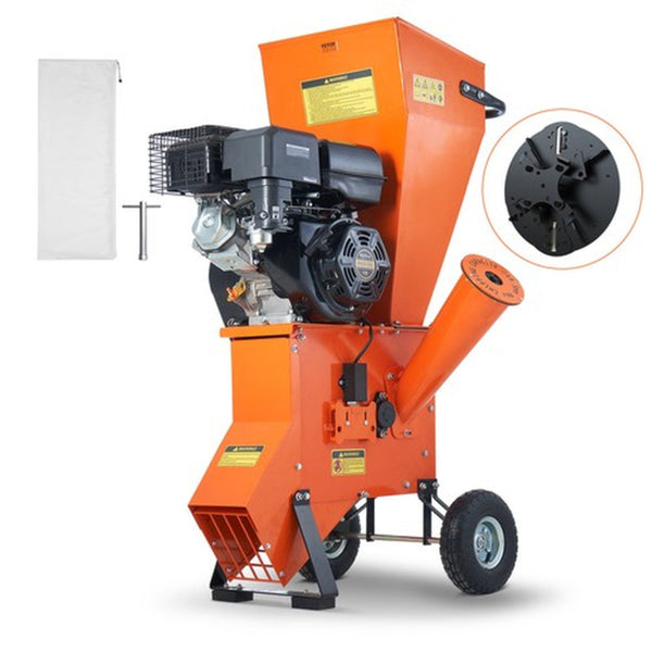 Wood Chipper Shredder Mulcher 12 HP Heavyduty Gas Powered 2” 420Cc 8.6Kw