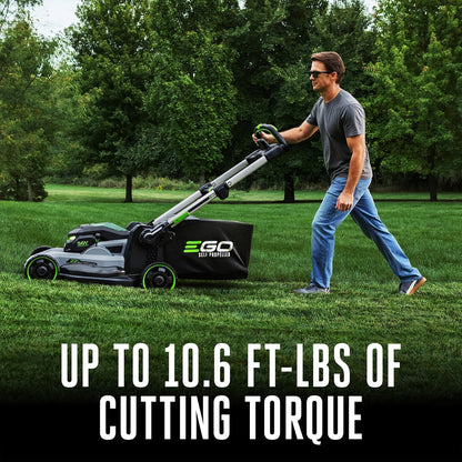 EGO POWER+ Electric Lawn Mower, Self-Propelled Cordless with 22" Super Composite Deck, Includes (2) 56V 6.0Ah Batteries and 560W Charger - LM2244SP-2