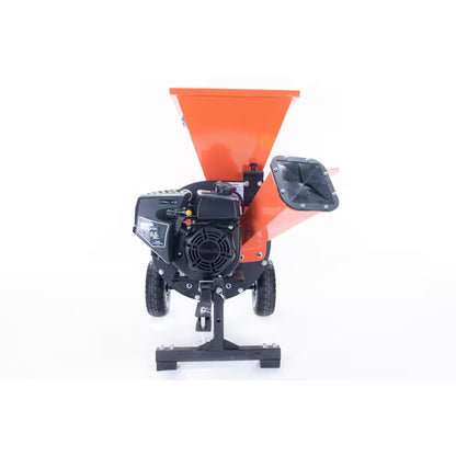 3 In. 6.5 HP (196 Cc) Gas Powered Self-Feeding Disk Chipper Shredder